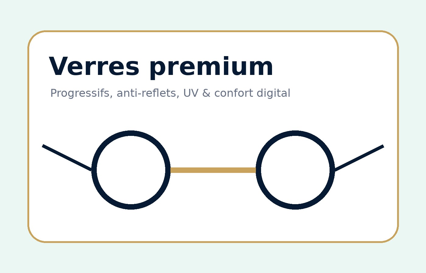 Verres optiques premium